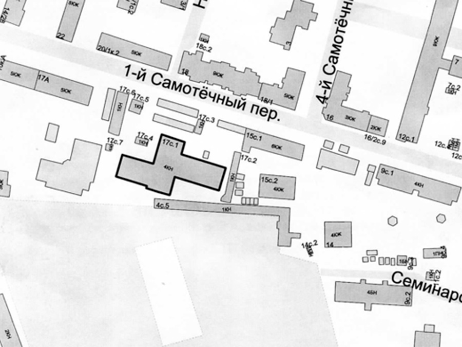 БТИ: 1-й Самотечный пер., д. 17 стр. 1