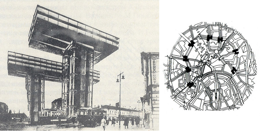 Лисицкий проект горизонтального небоскреба